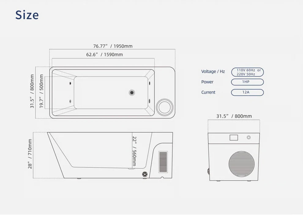 Frost Cold Plunge Tub