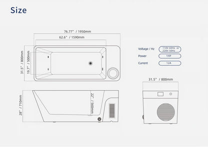 Frost Cold Plunge Tub
